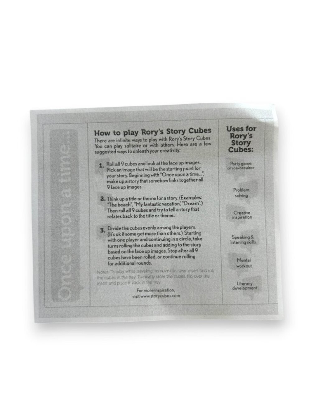 Rory's Story Cubes Classic, Voyages, Bundle Set Family Dice Game - Complete - Picture 9 of 9